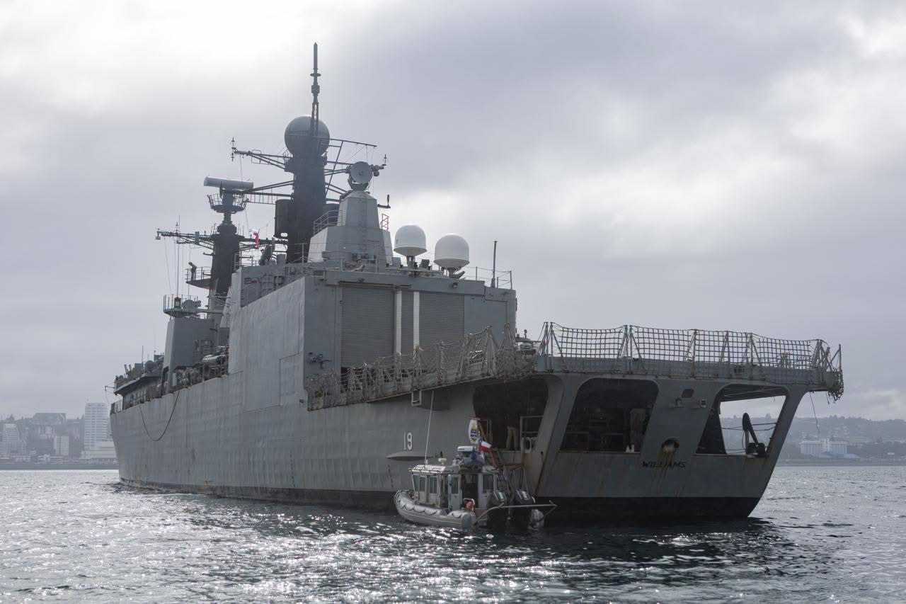 *Fragata Almirante Williams* recala en Puerto Montt para las Fiestas Patrias
