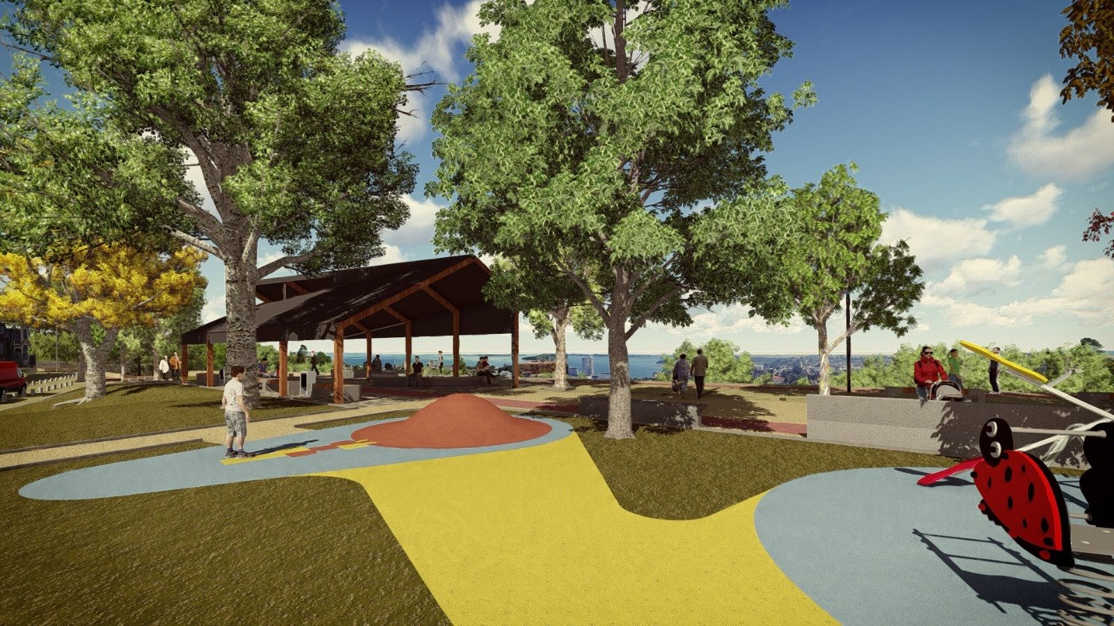 Mirador Tercera Terraza: Así es el nuevo parque que tendrá Puerto Montt