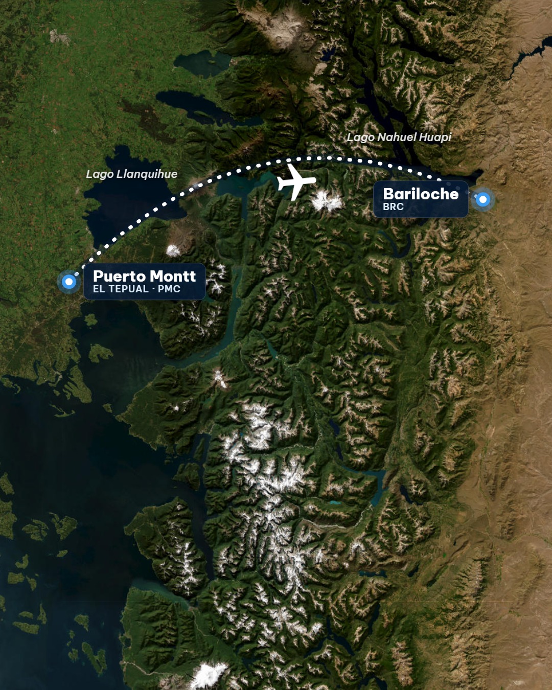 Vuelo directo Puerto Montt a Bariloche: en qué está la ruta que no ha podido despegar